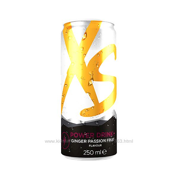 XS Power Drink Енергетичний напій зі смаком імбир-маракуйя 12 шт х 250 мл