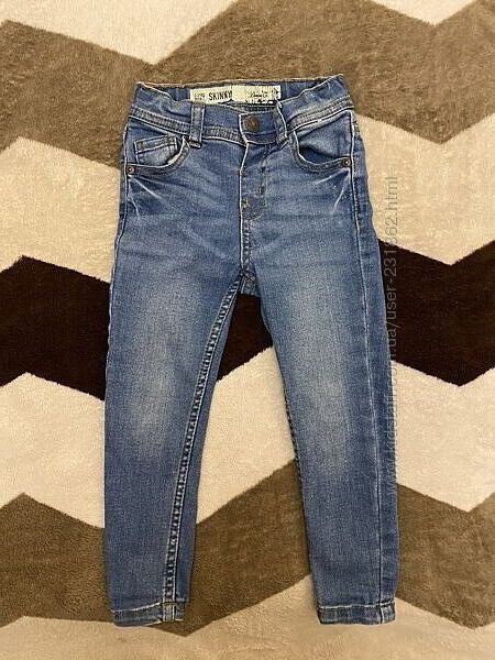 Гарні джинси skinny для дівчинки 2-3 роки