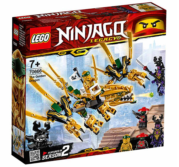 LEGO NINJAGO 70666 Золотой дракон