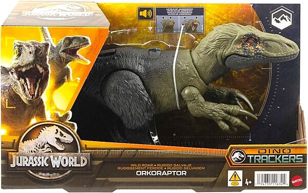 Динозавр Оркораптор, Jurassic World Wild Roar Dino Trackers Orkoraptor