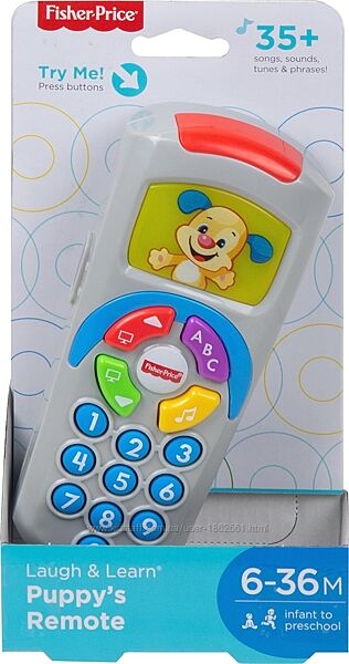 Іграшка - Розумний пульт Fisher-Price, Puppy&acutes Remote, Laugh & Learn Baby