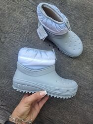 Утеплені зимові чоботи   crocs , розмір 33, 34 ,35 36 37