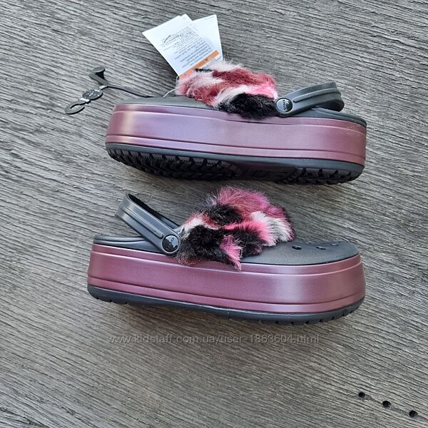 Сабо на платформе crocs 
