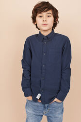 Красивая базовая рубашка 164р H&M