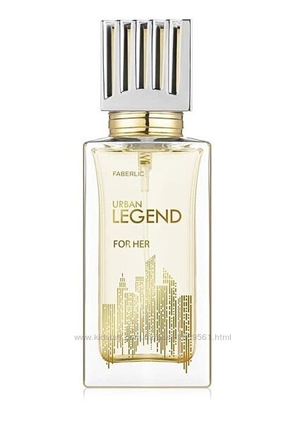 Парфюмерная вода для женщин urban legend Faberlic 