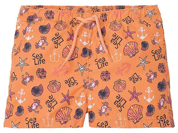 Шорти бавовняні з кишенями для дівчинки Lupilu 325951 110-116 см 4-6 years помаранч