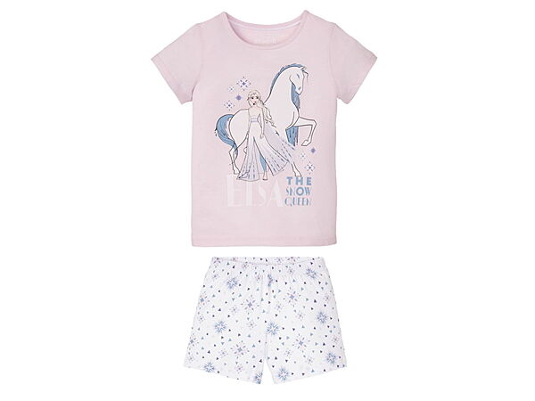 Піжама футболка і шорти для дівчинки Disney Frozen 349309 086-92 см 12-24 months рожевий