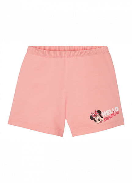 Піжамні шорти бавовняні трикотажні для дівчинки Disney Minnie Mouse 349309 110-116 см 4-6 years кораловий