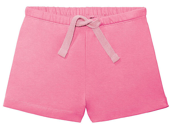 Шорти бавовняні трикотажні для дівчинки Lupilu 348810 086-92 см 12-24 months рожевий