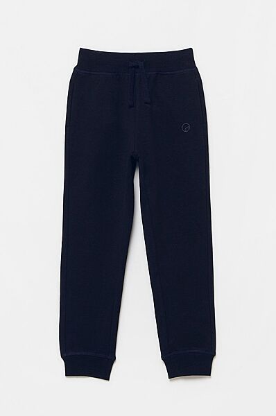 Спортивні штани джоггери двунитка для дівчинки OVS 887356 128 см 7-8 years темно-синій