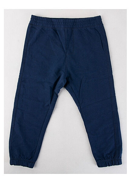 Спортивні штани джоггери двунитка для хлопчика Fagottino BDO74786 074 см 9-12 months темно-синій