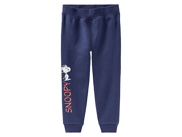 Спортивні штани джоггери з начосом для хлопчика Disney Snoopy 392578 110-116 см 4-6 years темно-синій