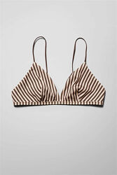 Верхня частина купальника без застібки для жінки Weekday 0843678 коричневий