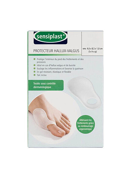 Захист для кісточки пальця ноги з гелієвого матеріалу Sensiplast 353726 прозорий