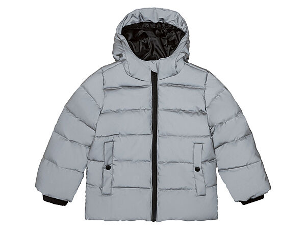 Зимова куртка світловідбивна для хлопчика Lupilu 378611 сірий