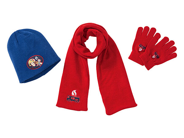 Комплект шапка  шарф і перчатки для хлопчика Disney Fireman Sam 324276 Різнобарвний
