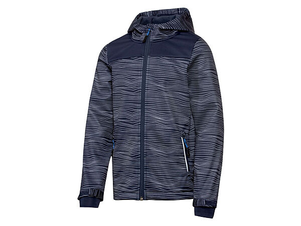Куртка Softshell водовідштовхувальна та вітрозахисна для хлопчика Crivit 328623 темно-синій