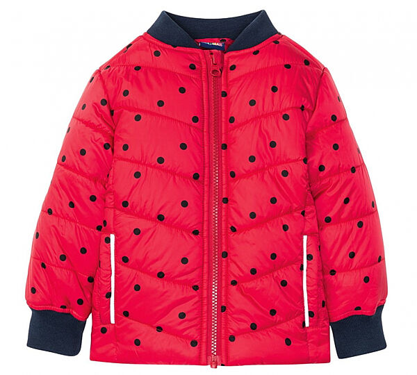 Куртка демісезонна бомбер для дівчинки Lupilu 318429 червоний
