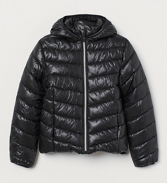 Куртка демісезонна легка та тепла для дівчинки H&M 0782179 чорний