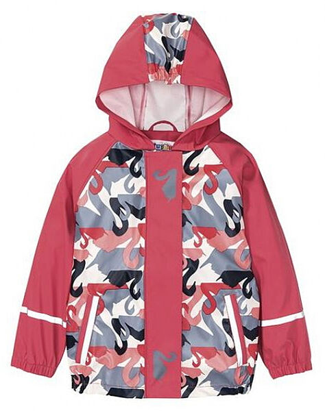Куртка-дощовик водовідштовхувальна та вітрозахисна для дівчинки Lupilu 307991 рожевий