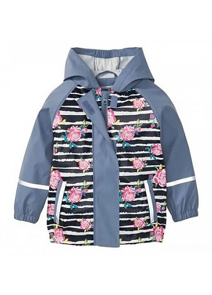 Куртка-дощовик водовідштовхувальна та вітрозахисна для дівчинки Lupilu 318375 Різнобарвний