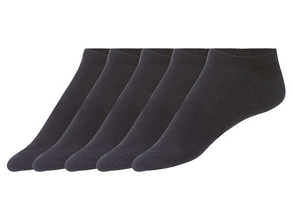 Шкарпетки трикотаж 5 пар короткі для чоловіка Crivit 371116 чорний