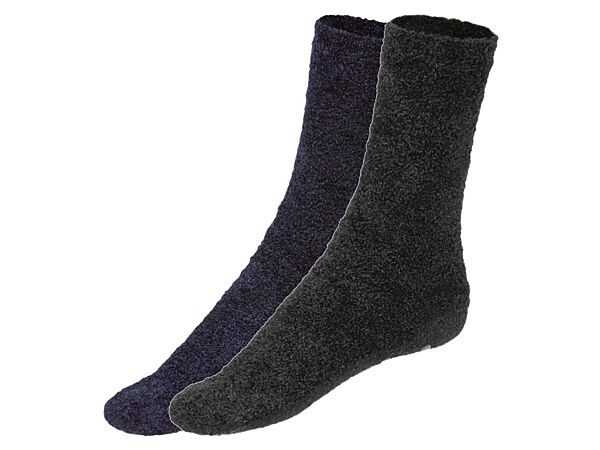 Шкарпетки набір 2 пари махра для чоловіка Town land 424332 темно-синій