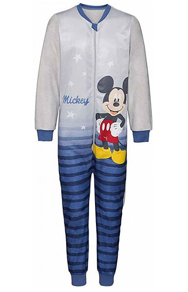 Піжама кігурумі флісова для хлопчика Disney Mickey Mouse 297302 сірий