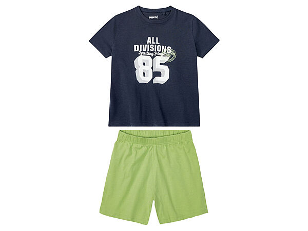 Піжама футболка і шорти для хлопчика Pepperts 388651 Різнобарвний