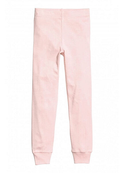 Піжамні штани бавовняні для дівчинки H&M 0623765-057 рожевий