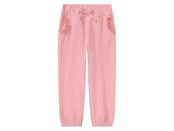 Спортивні штани Regular Fit двунитка для дівчинки Lupilu 435099 рожевий