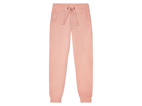 Спортивні штани джоггери двунитка для дівчинки Pepperts 363661 рожевий