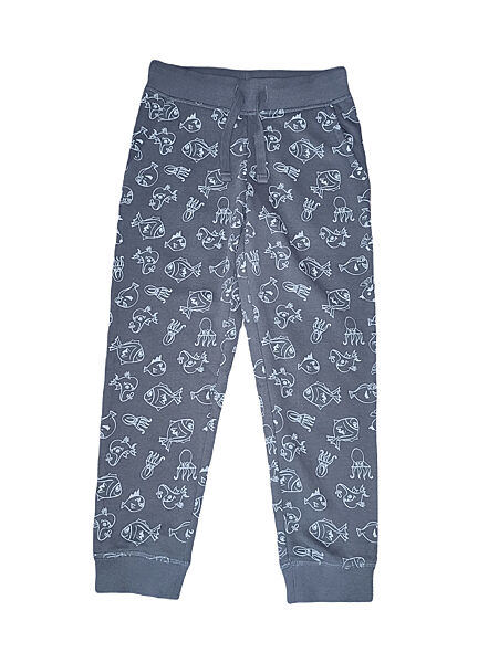 Спортивні штани джоггери двунитка для хлопчика Lupilu 437243 графітовий