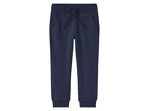 Спортивні штани джоггери двунитка для хлопчика Lupilu 498018 темно-синій