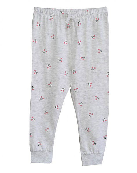 Спортивні штани джоггери на манжетах знизу для дівчинки H&M 0834919002 сірий