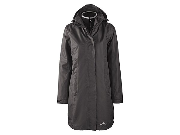 Термо-куртка водовідштовхувальна та вітрозахисна для жінки Crivit 300618 чорний