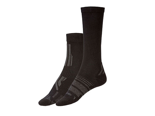 Термошкарпетки набір 2 пари для жінки Crivit SmartStep SUPPORT-FORCE 328607 чорний