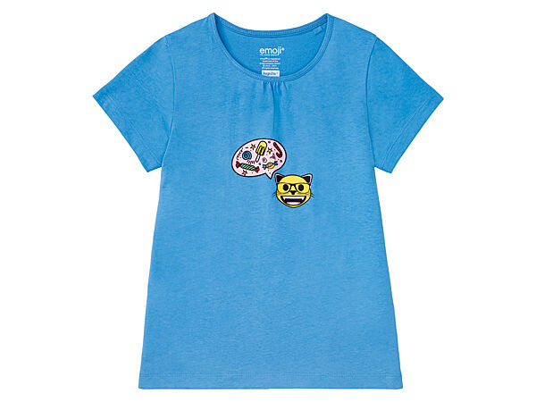 Футболка Emoji для дівчинки Disney 370079 синій