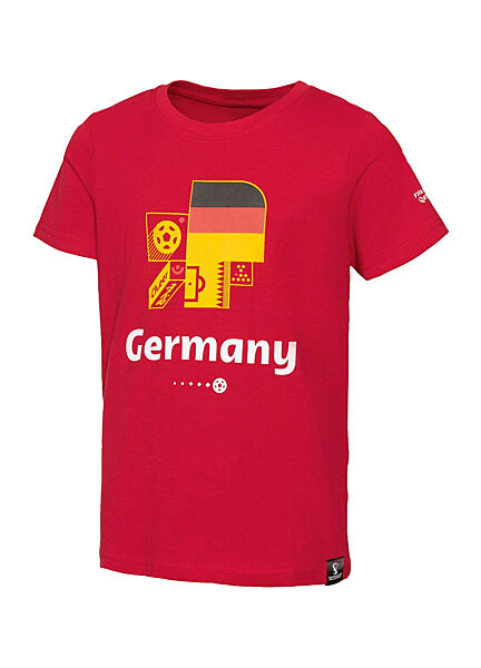 Футболка бавовняна з принтом для хлопчика Lidl Fifa Germany 419760 червоний