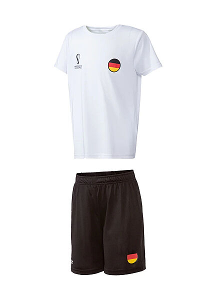 Футбольна форма з швидковисихаючої тканини для хлопчика Lidl Fifa Germany 421083 чорно-білий