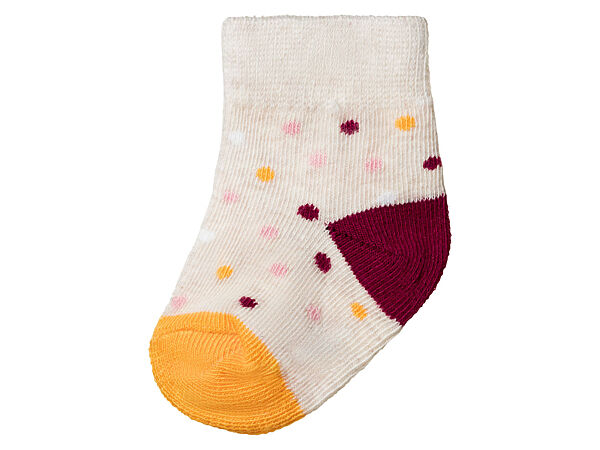 Шкарпетки бавовняні для дівчинки Lupilu 357564 бежевий