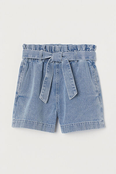 Шорти джинсові для дівчинки H&M 0823242-001 блакитний