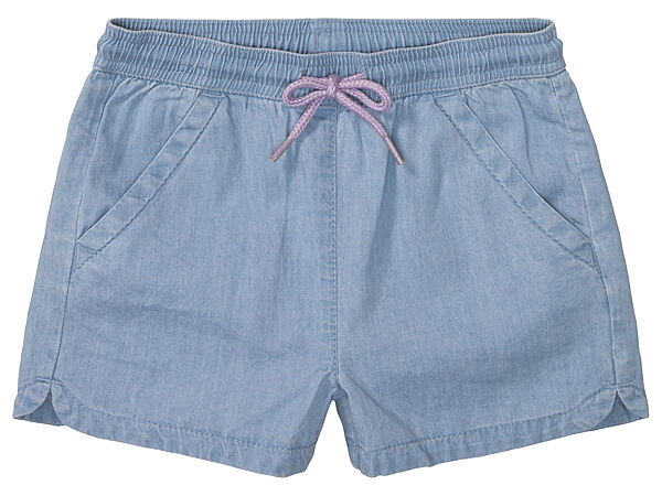 Шорти джинсові для дівчинки Lupilu LIDL 408419 блакитний