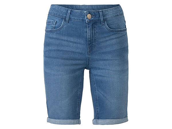 Шорти Бермуди джинсові для жінки Esmara 367973 синій