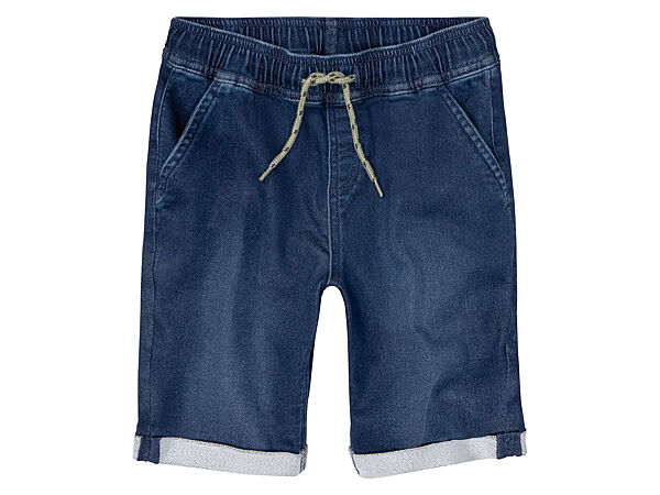 Шорти джинсові з відворотами для хлопчика Pepperts LYCRA 371877 синій