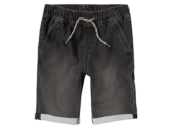 Шорти джинсові з відворотами для хлопчика Pepperts LYCRA 371877 сірий