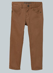 Штани Slim Fit з регульованою талією для хлопчика H&M 0692841-003 коричневий