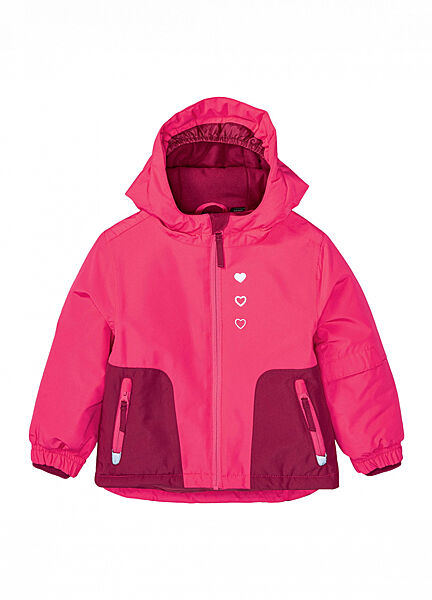 Термо-куртка мембранна 3000мм для дівчинки Lupilu BIONIC-FINISH ECO 393123 малиновий