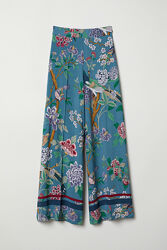 Штани Regular Fit з віскозою для жінки H&M 0666230-001 Різнобарвний