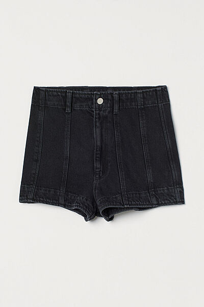Шорти міні джинсові для жінки H&M 1000401-001 сірий